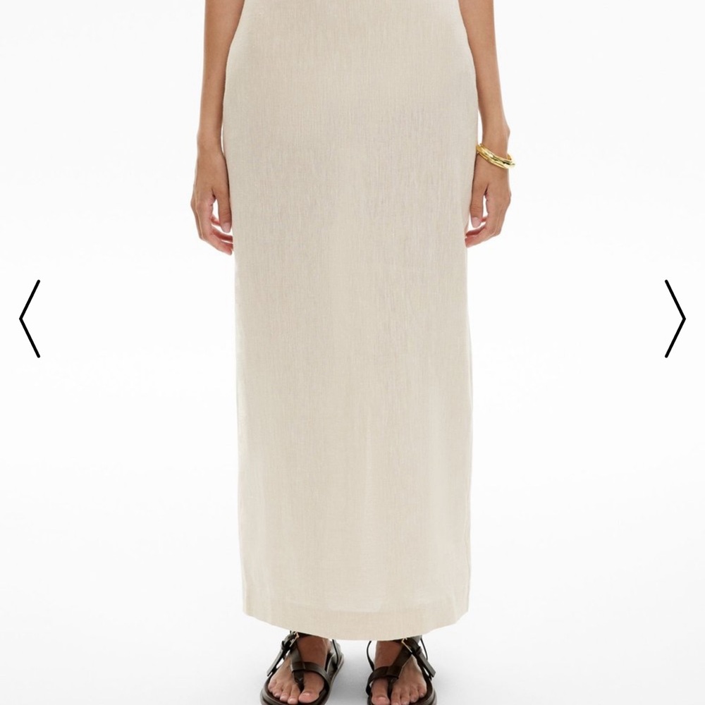 Witchery Cream Maxi Skirt